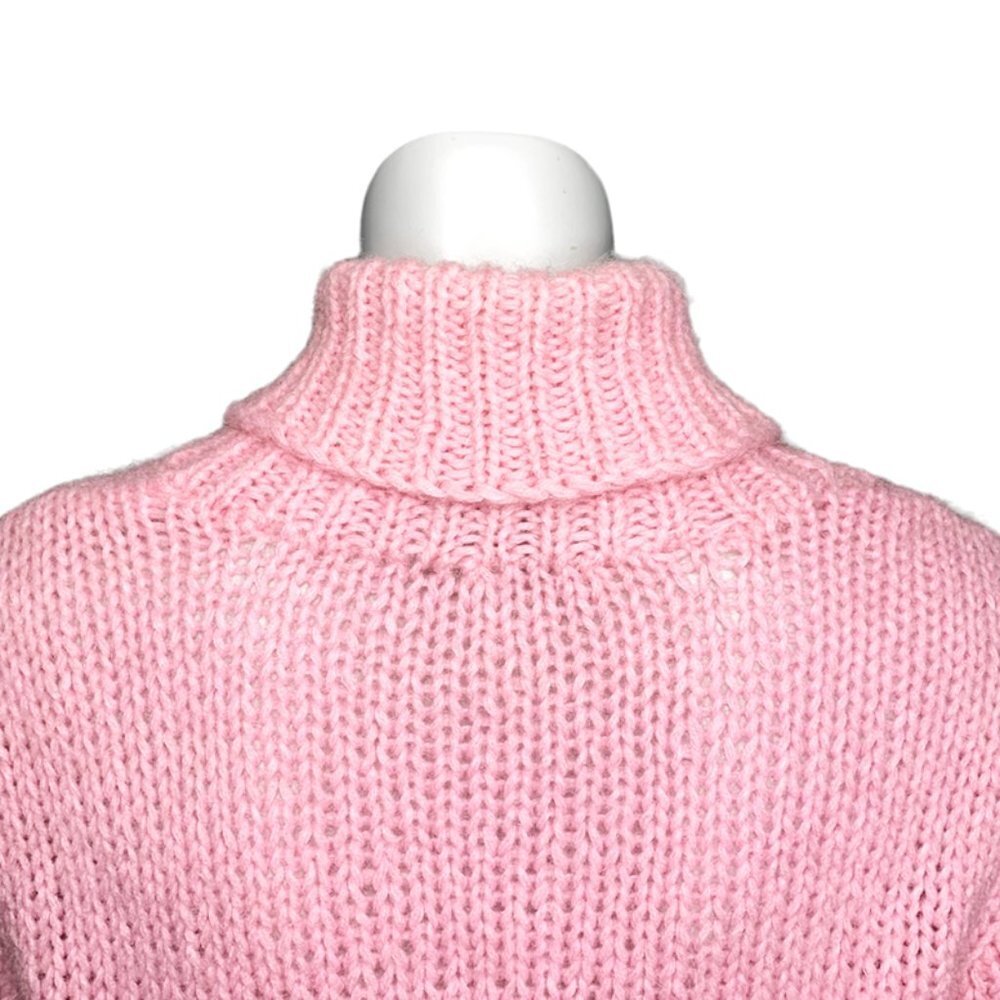 RALPH LAUREN Hand Knit Shawl Collar Fisherman Sweater - Picture 6 of 8
